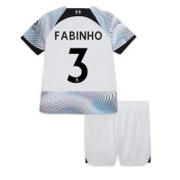 Dres Liverpool Fabinho #3 Gostujuci za djecu 2022-23 Kratak Rukav (+ kratke hlače)